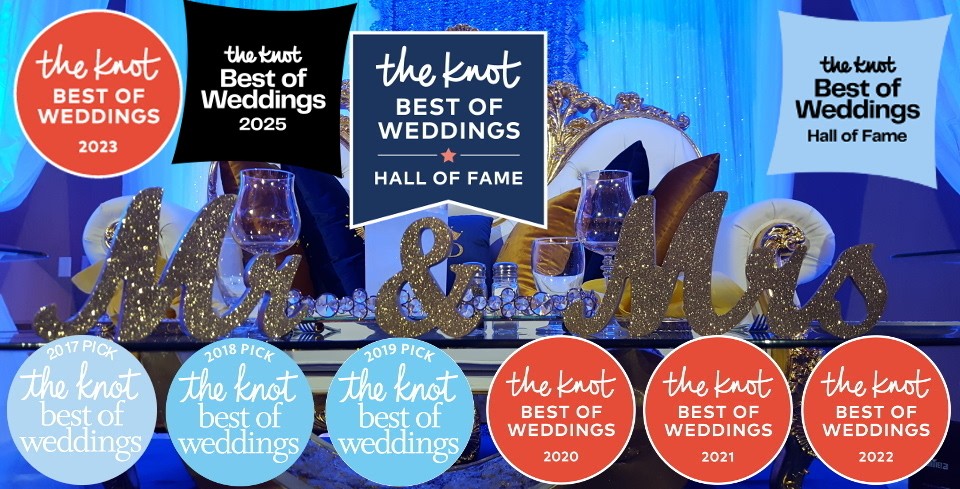 Duluth Event Lighting's 2023 Best of Weddings badges from The Knot.