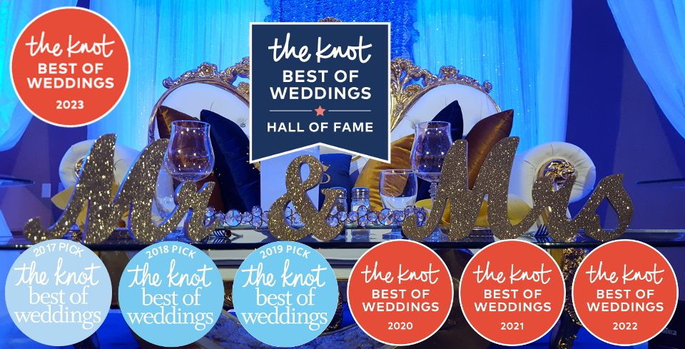 Duluth Event Lighting's 2023 Best of Weddings badges from The Knot.