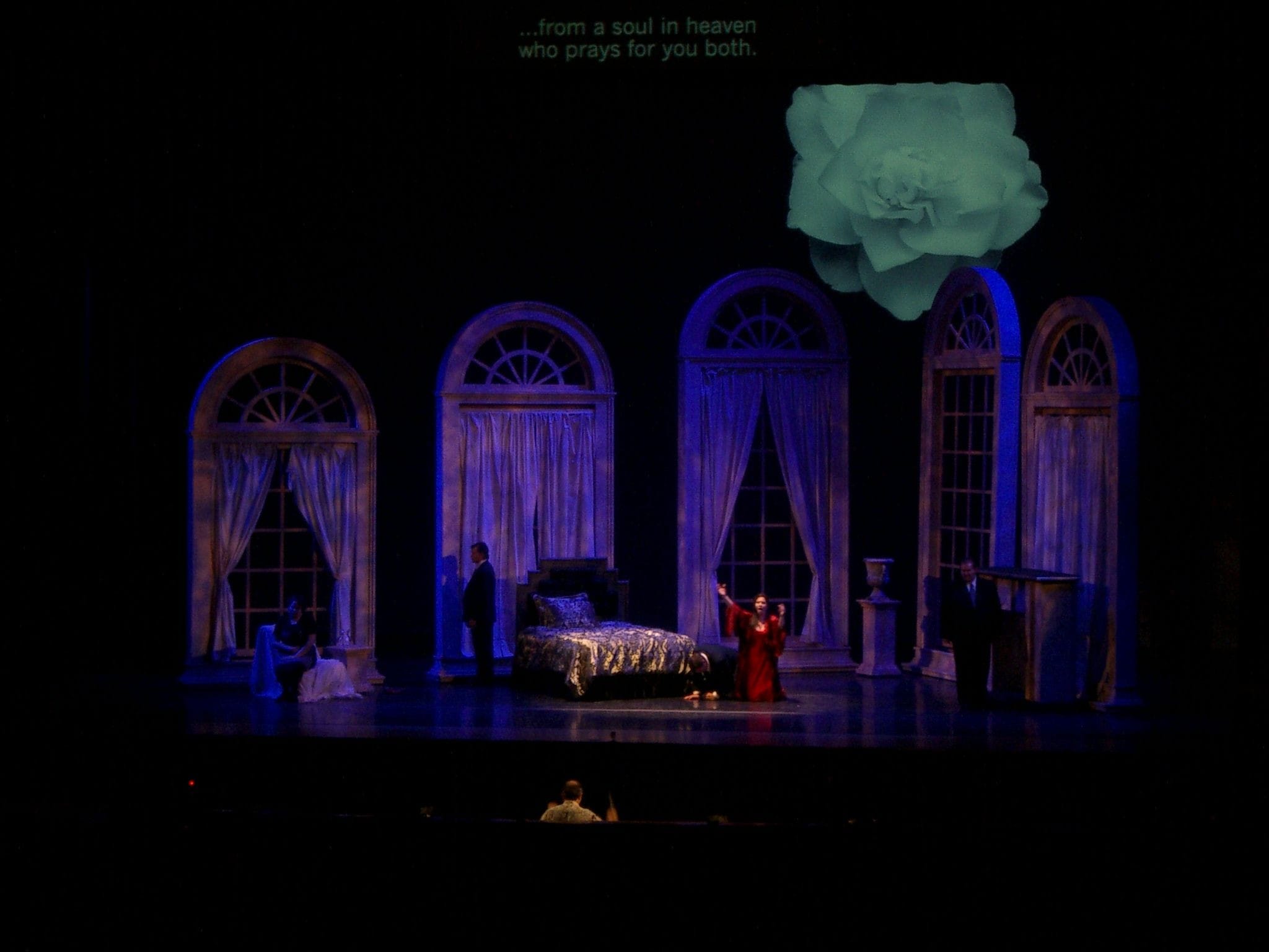 Stage production of La Traviatta by the Duluth Fesitval Opera with lighting by Duluth Event Lighting