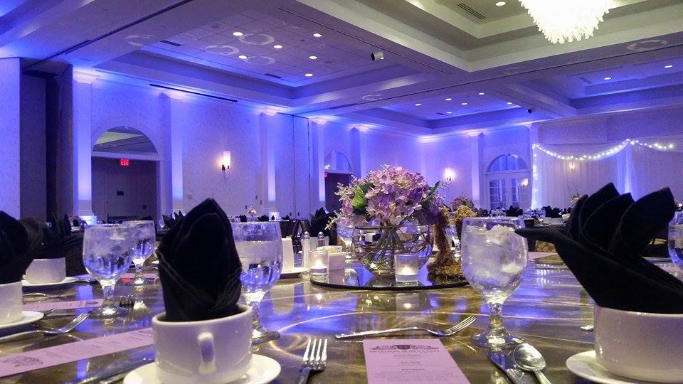 Wedding lighting done properly by Duluth Event Lighting.
