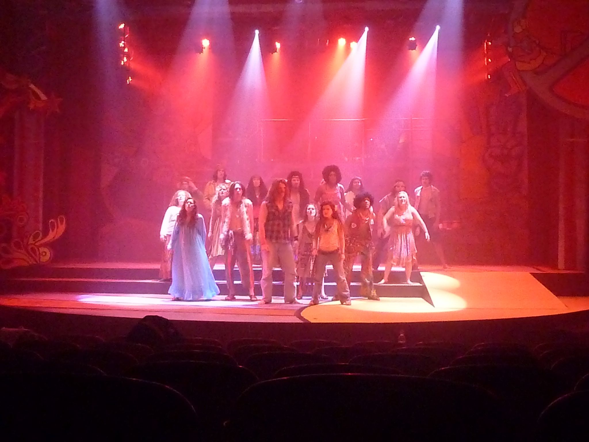 Stage production of Hair by the Duluth Playhouse.